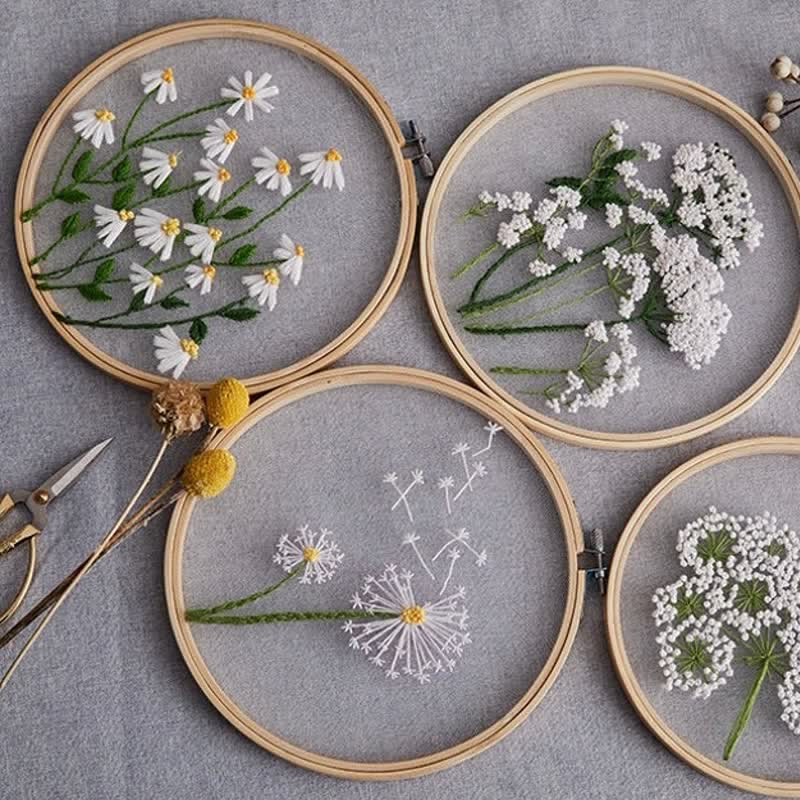 Beginner Embroidery kit| Needlepoint, DIY Craft Kit for adult