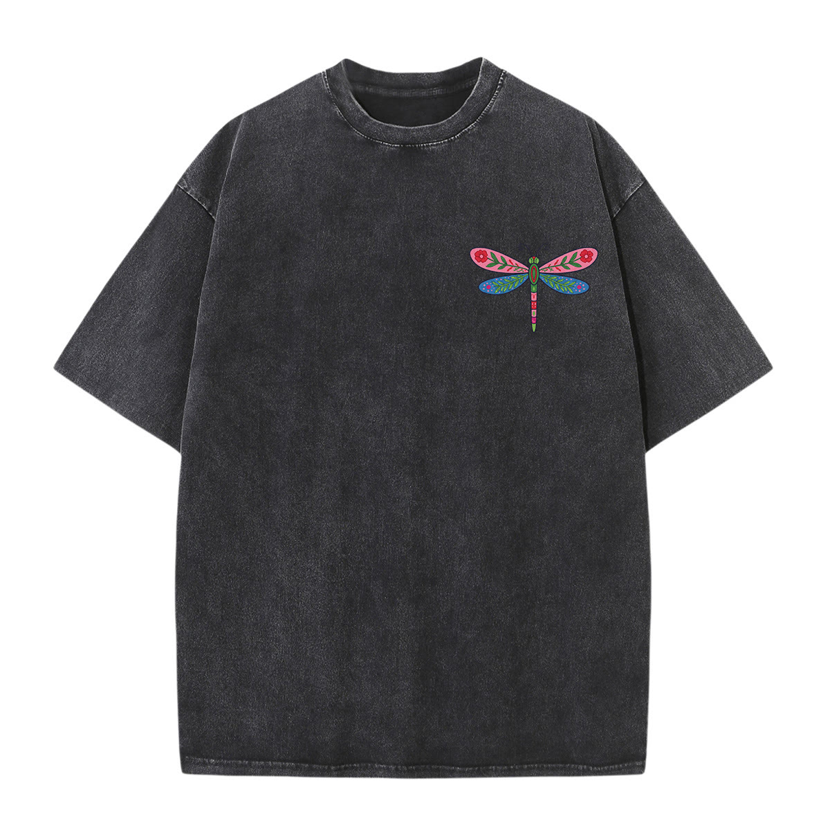 Rubbyoo We All Flit Above The Soft Water Double Sided Unisex Washed T-shirt - image 10
