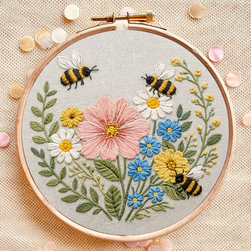 Rubbyoo Embroidery Kit - Spring Time | Needlework For Home Decoration | Handmade Art Craft - image 8