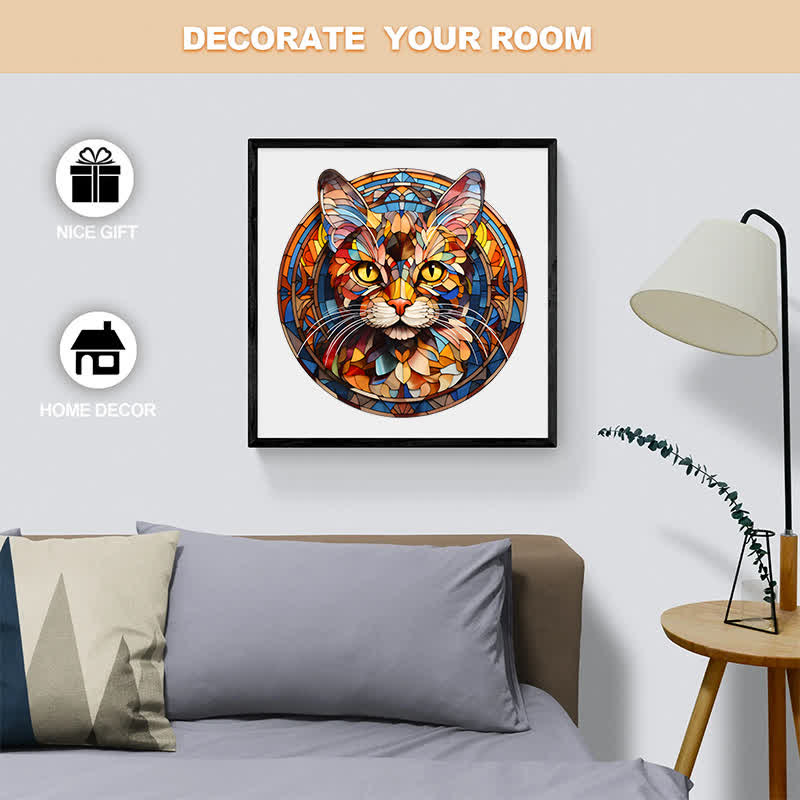 Beautiful Cat -3 Wooden Jigsaw Puzzle
