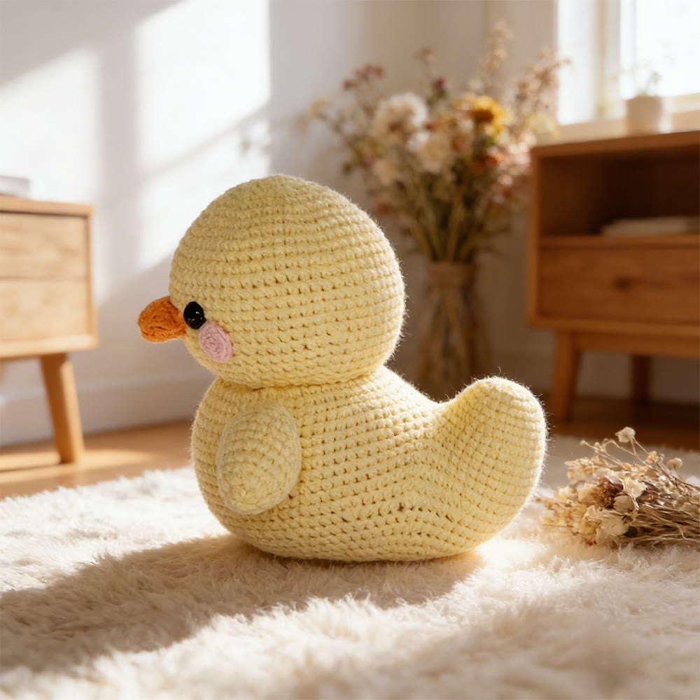 Diy Handmade Yellow Duck Crochet Kit - Baby Shower Toy | Cute Animal Handmade Craft - image 3