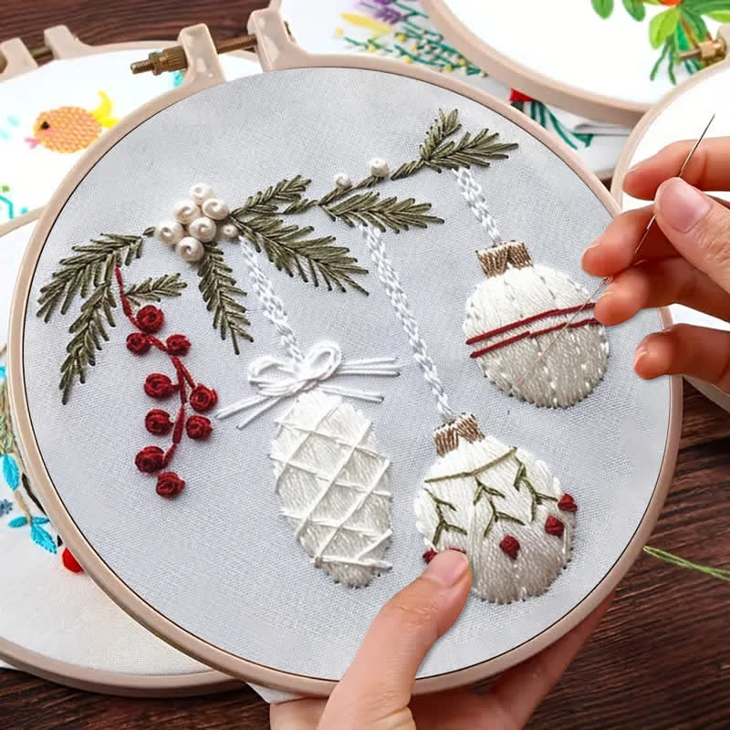 Rubbyoo Embroidery Kit - Merry Christmas Handmade DIY Kits - image 4