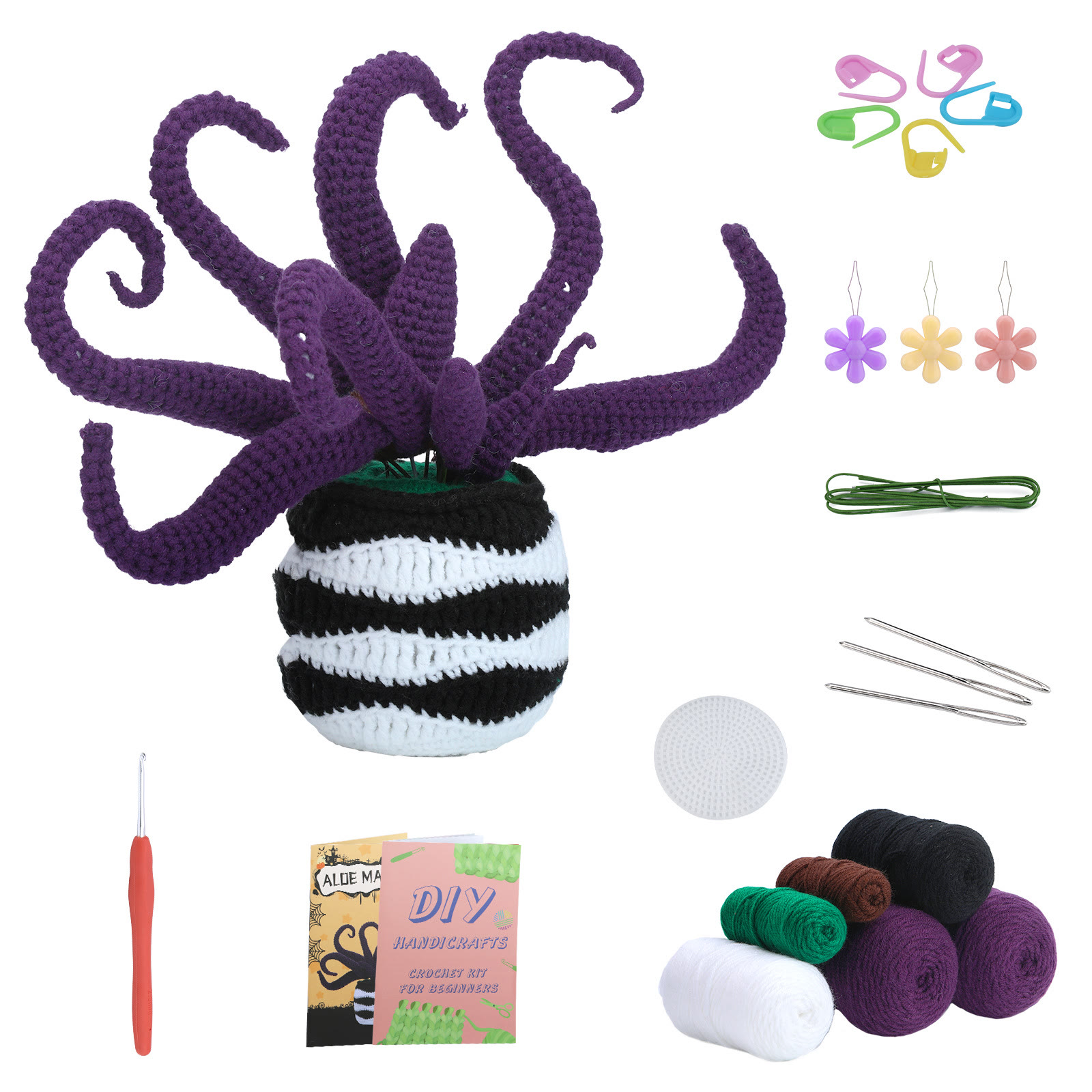 Diy Handmade Crochet Kit - Halloween Spooky Craft | Unique Home Decoration  - image 5
