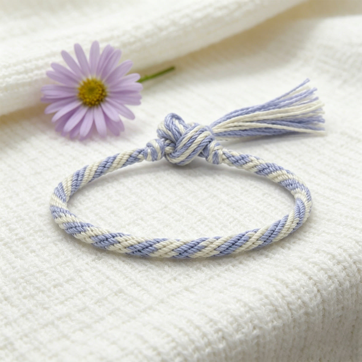 Rubbyoo Kumihimo Bracelet Kit - Dainty Sky Blue | Nice Gift Ideas | Easy Craft For Starters - image 2