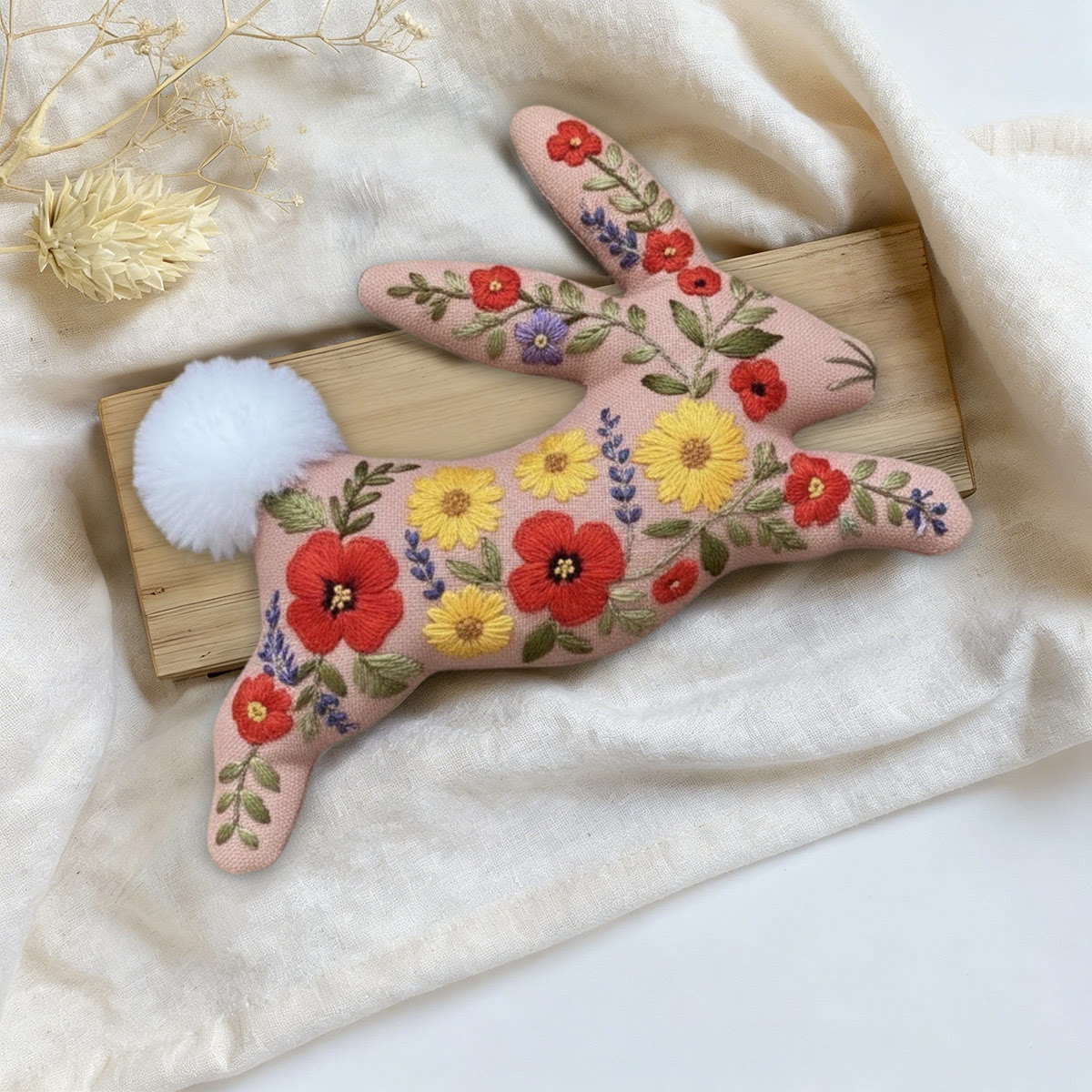 Rubbyoo Rabbit Embroidery Kit - Spring Charming | Adorable Bunny Art | Thoughtful Handmade Gifts - image 7