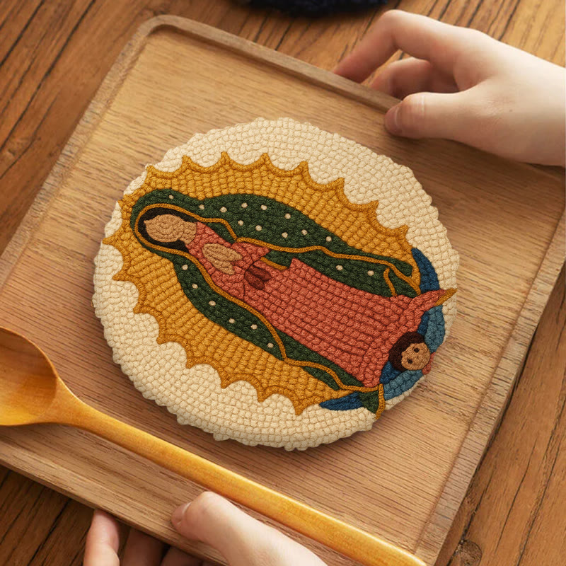  Praying Women Punch Needle Kit - Easy Handmade Art | Stitch Wall Hanging - image 6