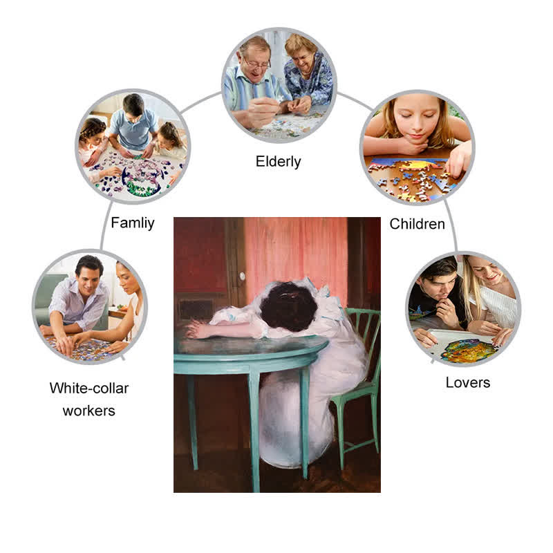 Tired - Wooden Jigsaw Puzzle