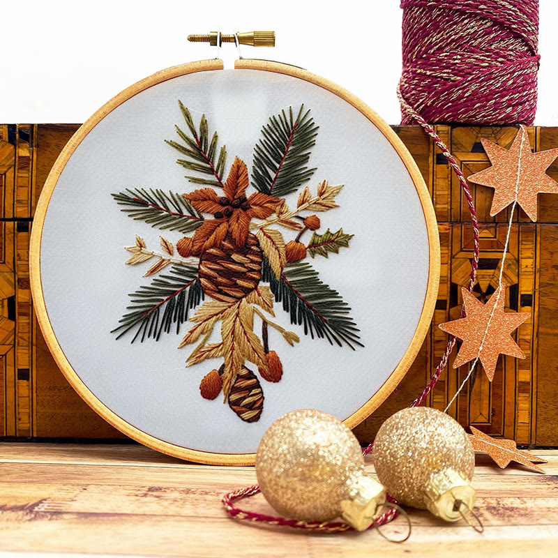 Rubbyoo Embroidery Kit-  Winter Bouquet - image 9