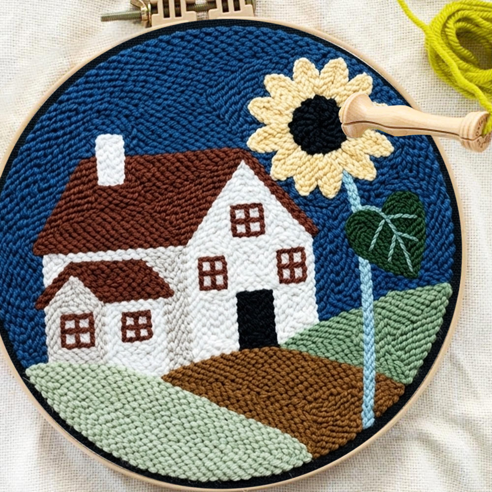 Warming House Punch Needle Kit - Unique Mother Day Gift | Perfect Home Ornament - image 7
