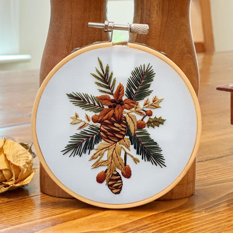 Rubbyoo Embroidery Kit-  Winter Bouquet - image 6