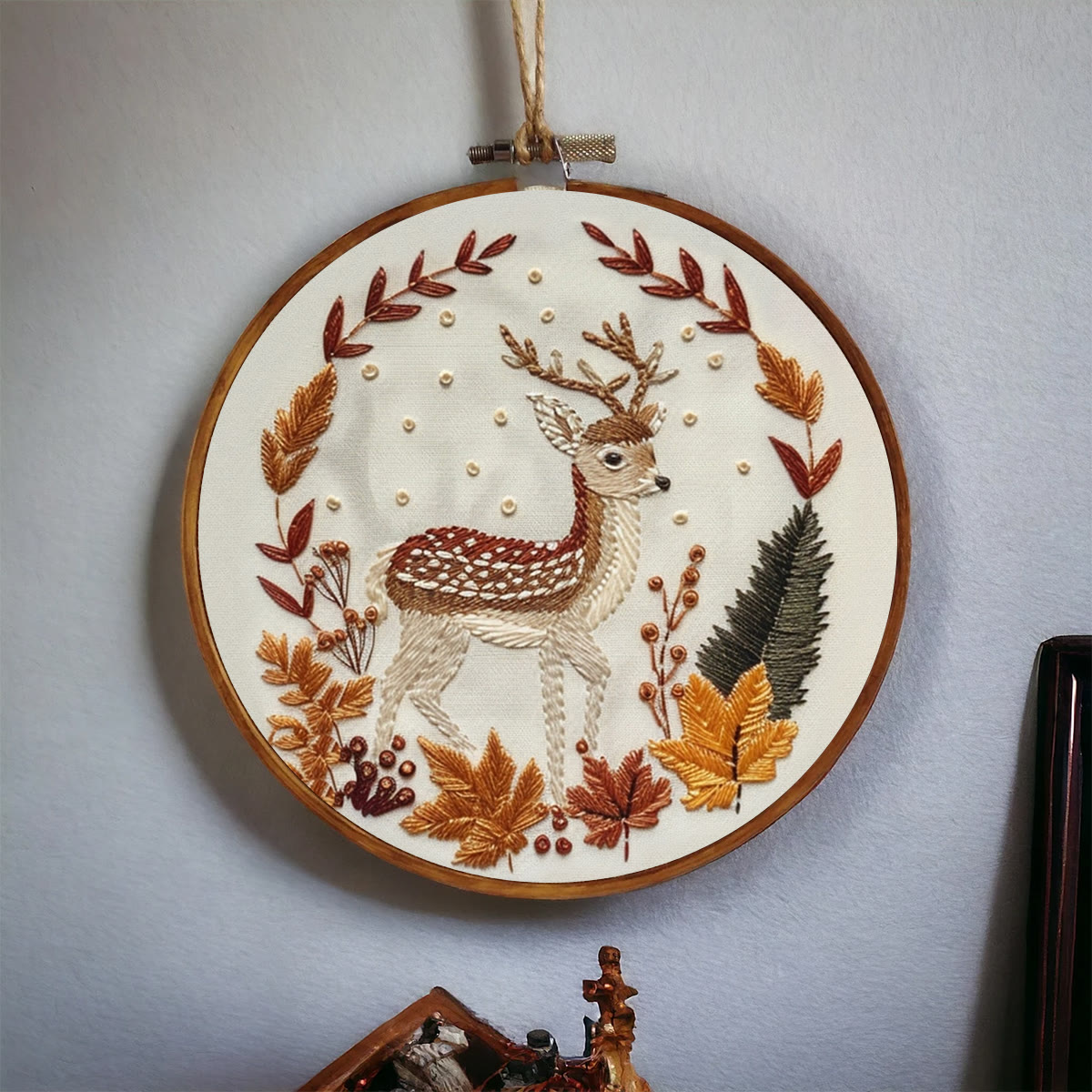 Rubbyoo Embroidery Kit-   Autumn Deer - image 4