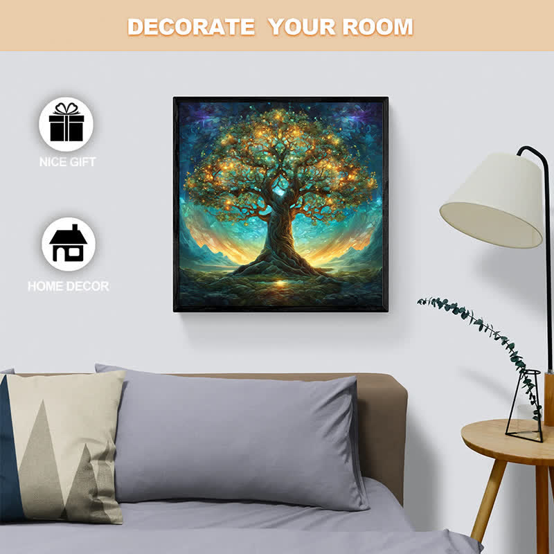 Rubbyoo Tree of Nightlife - Wooden Jigsaw Puzzle