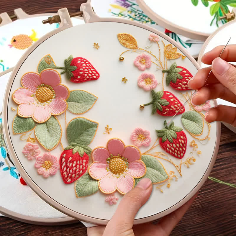 Rubbyoo Embroidery Kit - Strawberries - image 10
