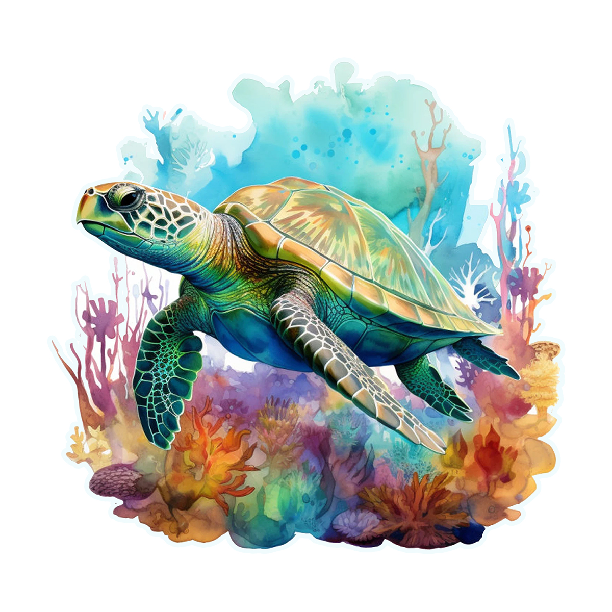 Rubbyoo turtle -3 Wooden Jigsaw Puzzle