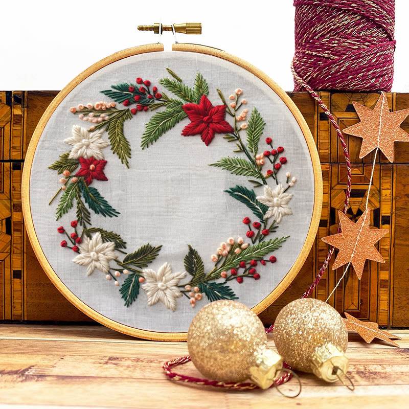 Rubbyoo Embroidery Kit-  Christmas Garland - image 9