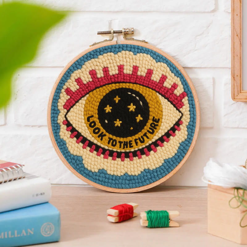 Look To The Future Punch Needle Kit - Decorative Needle Craft | Handmade Birthday Gifts For Friends  - image 10