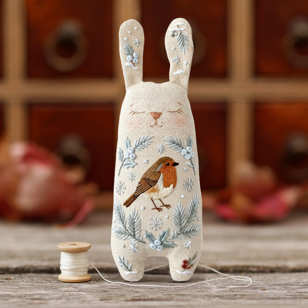 Rubbyoo Bunny Toy Embroidery Kit -  Playful Little Bird | Hand Embroidery Kit |  Gifts For Children  - image 7