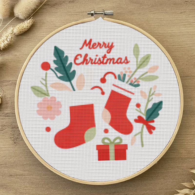  Cross Stitch Kit - Marry Christmas | Holiday Celebration Gifts | Diy Needle Collection  - image 5