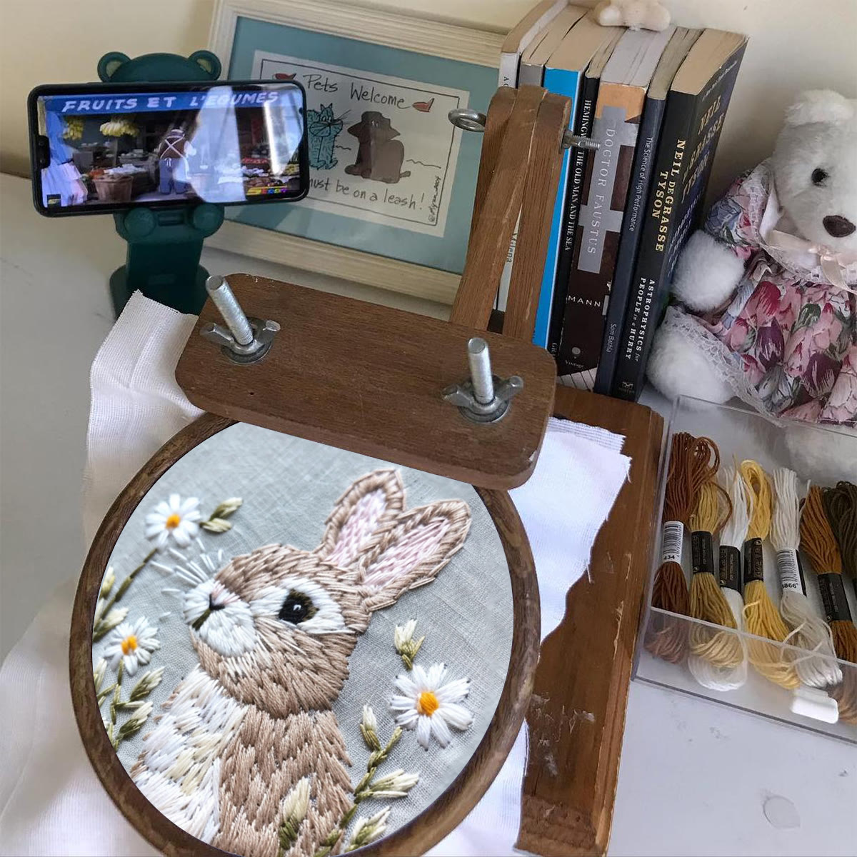 Rubbyoo Embroidery Kit- Daisy Bunny - image 4