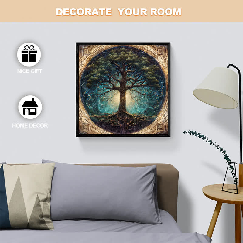 Rubbyoo Ornate Celestial Tree of Life  - Wooden Jigsaw Puzzle