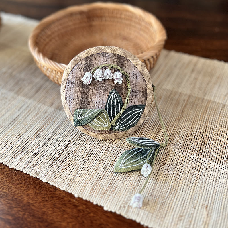 Handmade Mini Coin Purse Kit | Diy Floral Handicraft |  Nice Gifts For Mom - Yellow - image 6