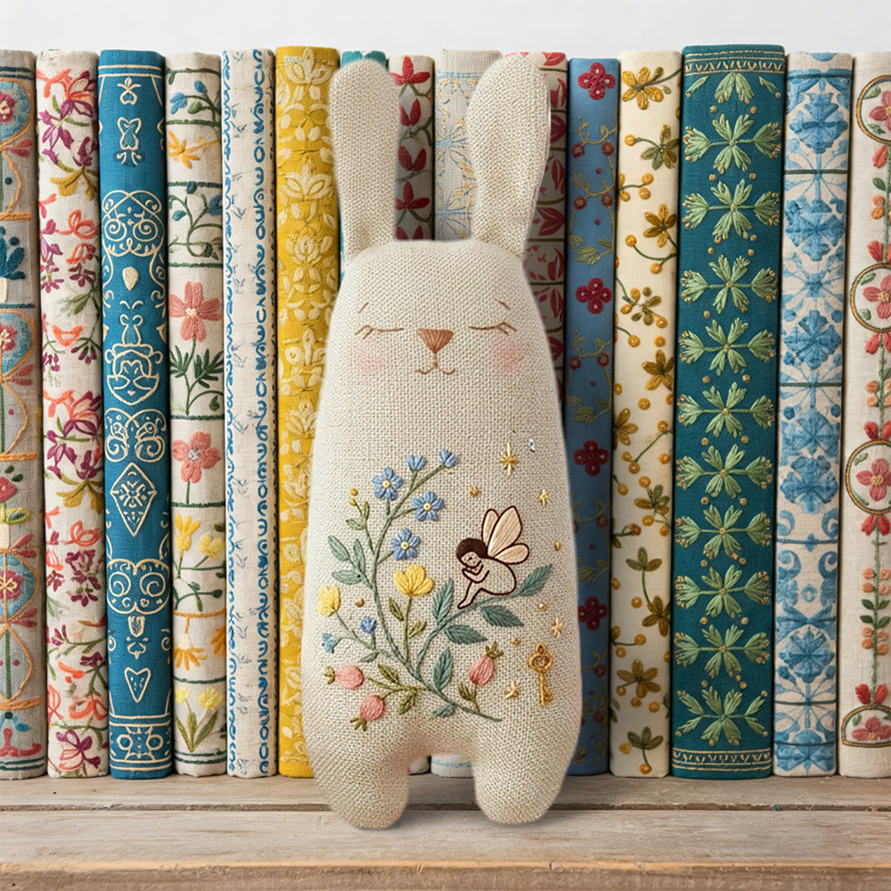 Rubbyoo Bunny Toy Embroidery Kit - The Flower Fairy | Diy Kit Kids | Diy Embroidery Kit - image 5