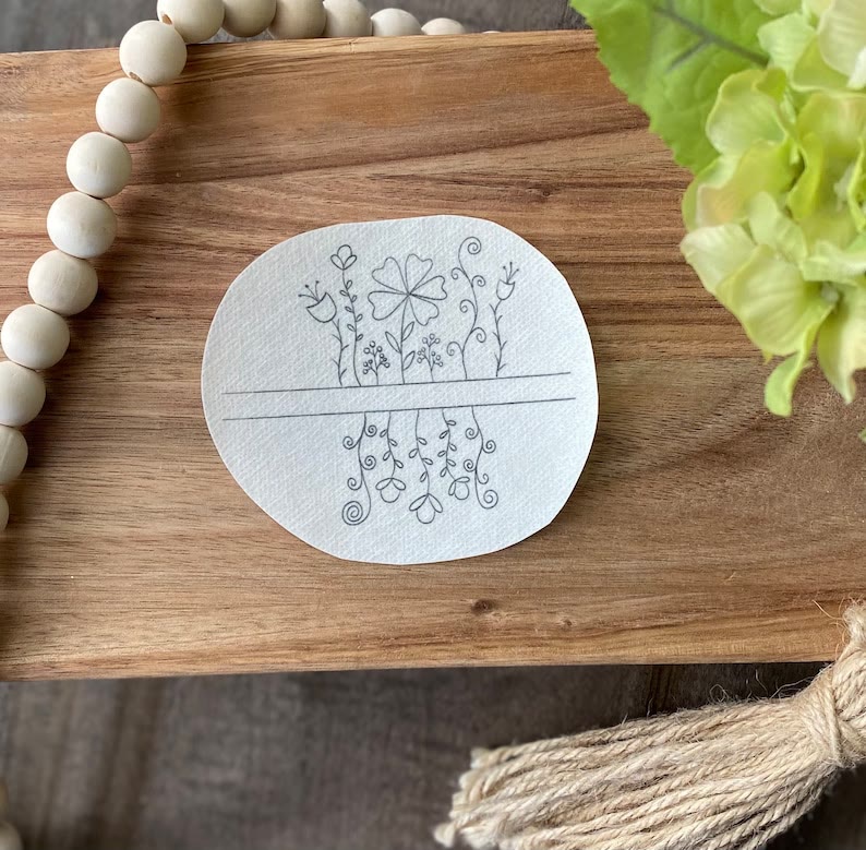 Christmas Stick And Stitch Patterns | Diy Floral Pocket Pair Stick | Creative Pocket Stitch Design  - image 3