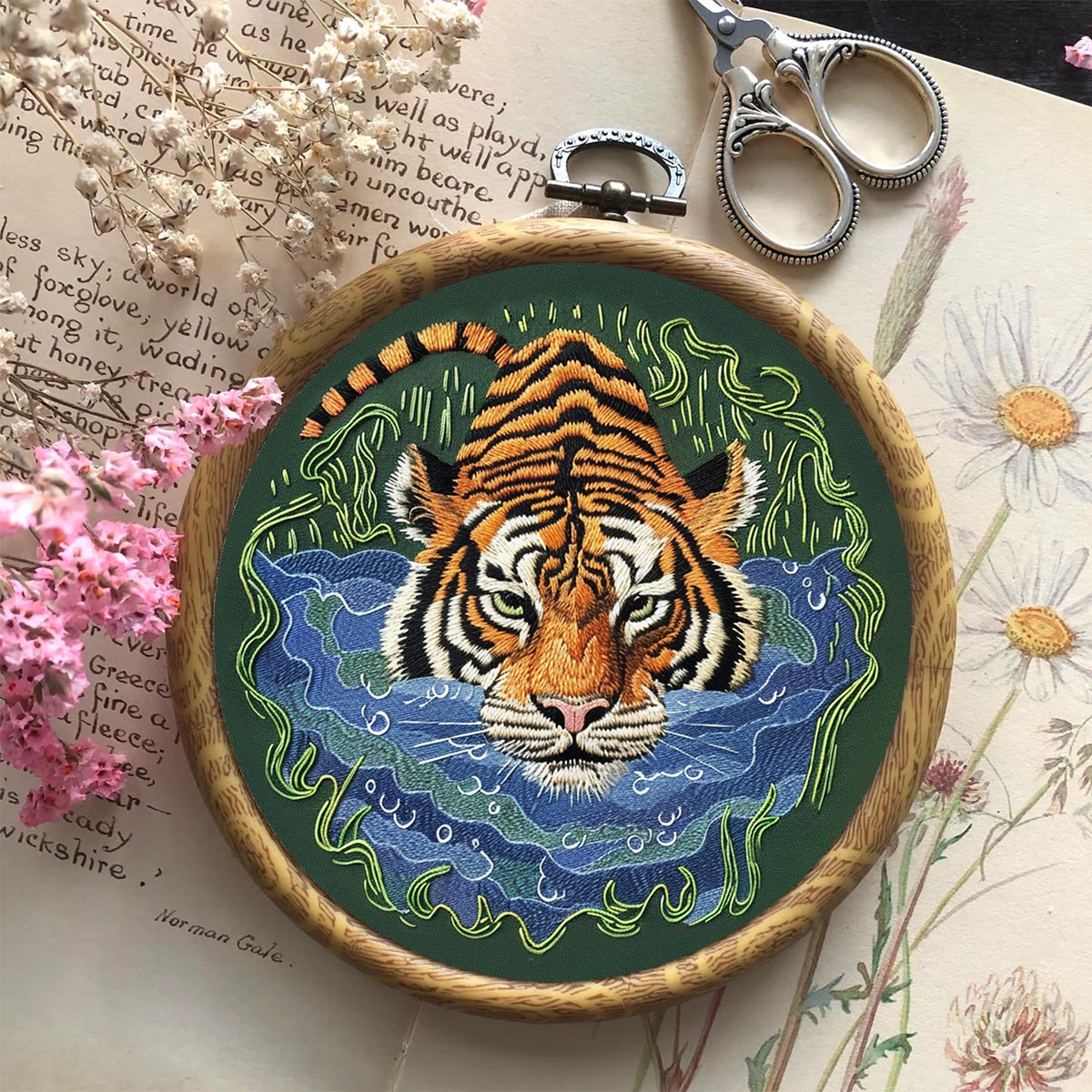 Rubbyoo Embroidery Kit-   Tiger In Jungle - image 9