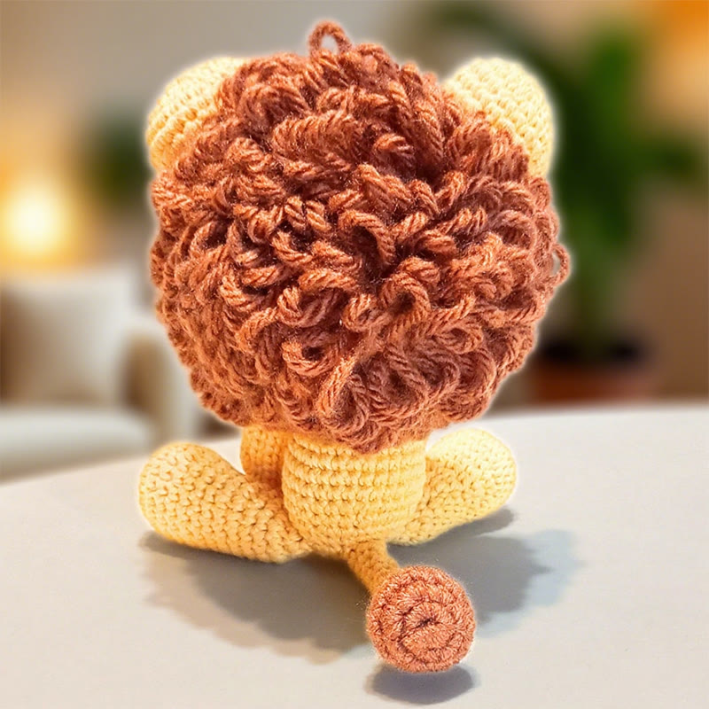 Diy Handmade Little Lion Crochet Kit - Lovely Animal Handicraft | Easy Adornment Craft - image 3