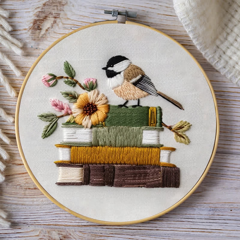 Rubbyoo Embroidery Kit - Reading Time - image 8