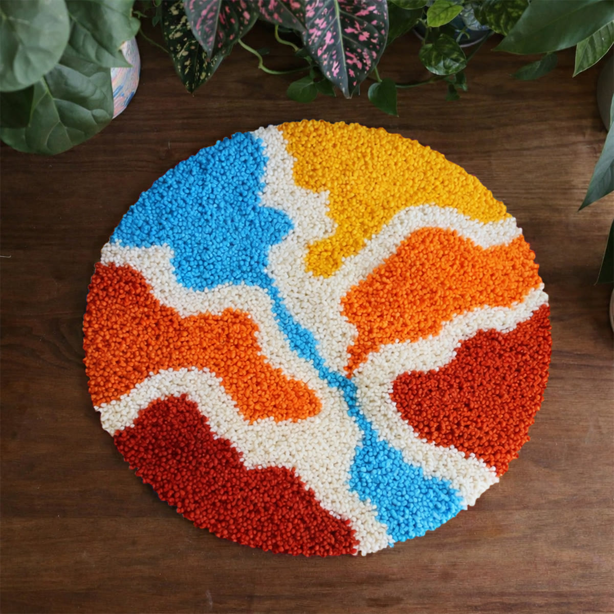 Rubbyoo Latch Hook Rug Kit - Multicolor Printing | Diy Tufted Rug | Carpet For Bedroom - image 10