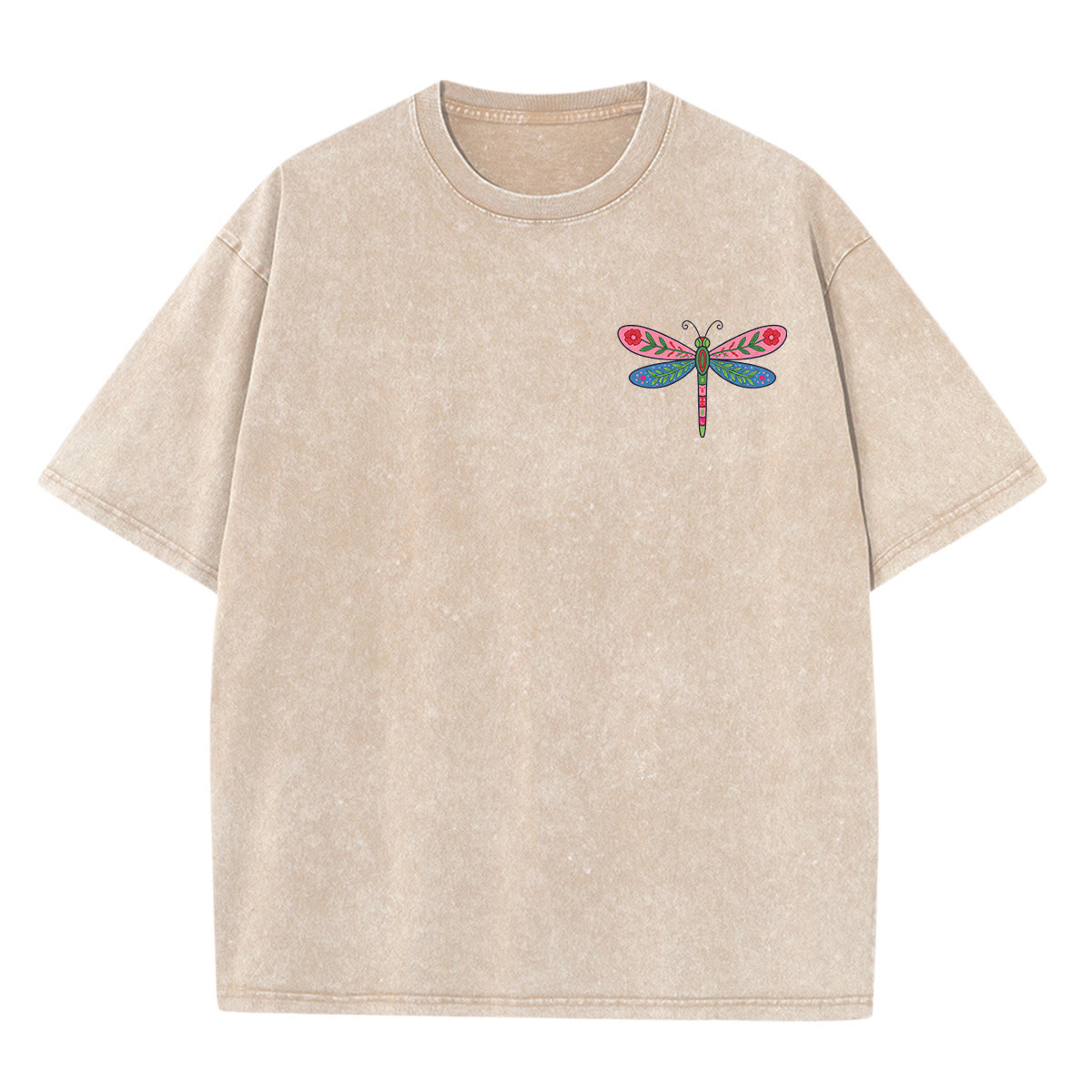 Rubbyoo We All Flit Above The Soft Water Double Sided Unisex Washed T-shirt - image 14