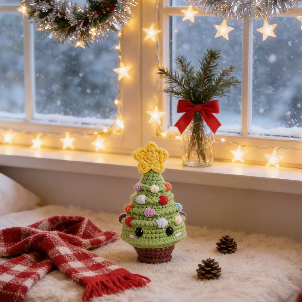 Diy Handmade Mini Christmas Tree Crochet Kit - Unique Holiday Gift | Perfect Home Ornament | Beginner Handmade Art - image 3