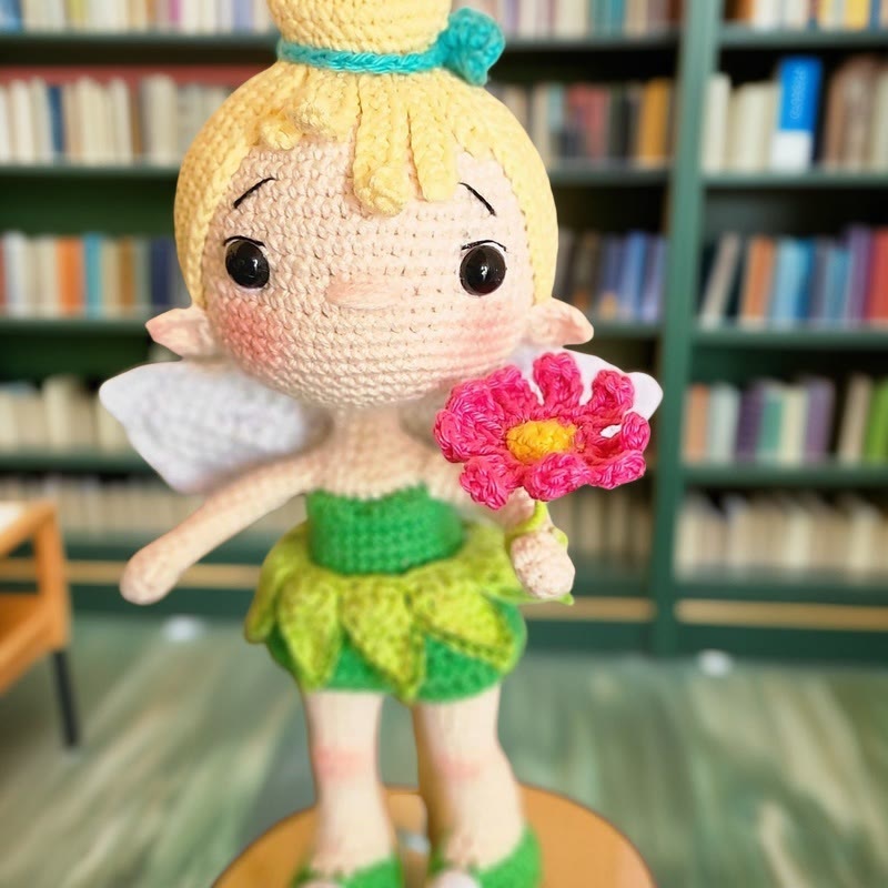 Diy Handmade Flower Fairy Crochet Kit - Adorable Plush Doll | Perfect Handmade Gifts For Child  - image 3