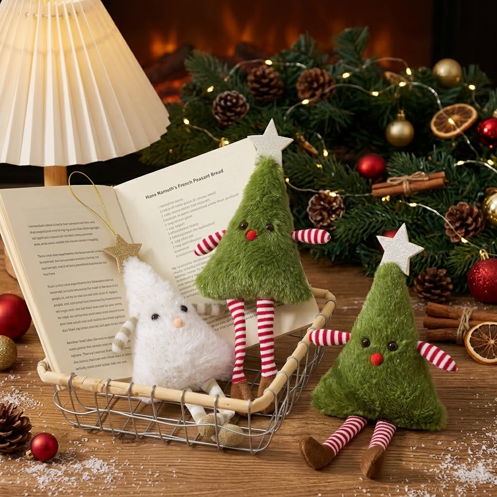 Rubbyoo Charming Plush Xmas Tree Hanging – Funny Christmas Accent | Cozy Festive Party Ornament - image 6