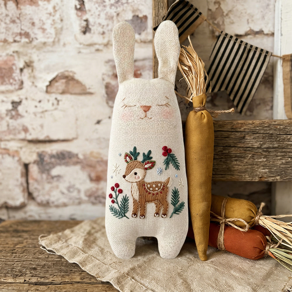 Rubbyoo Bunny Toy Embroidery Kit -  Little Elk | Beginner Embroidery |  Gifts For Children  - image 9