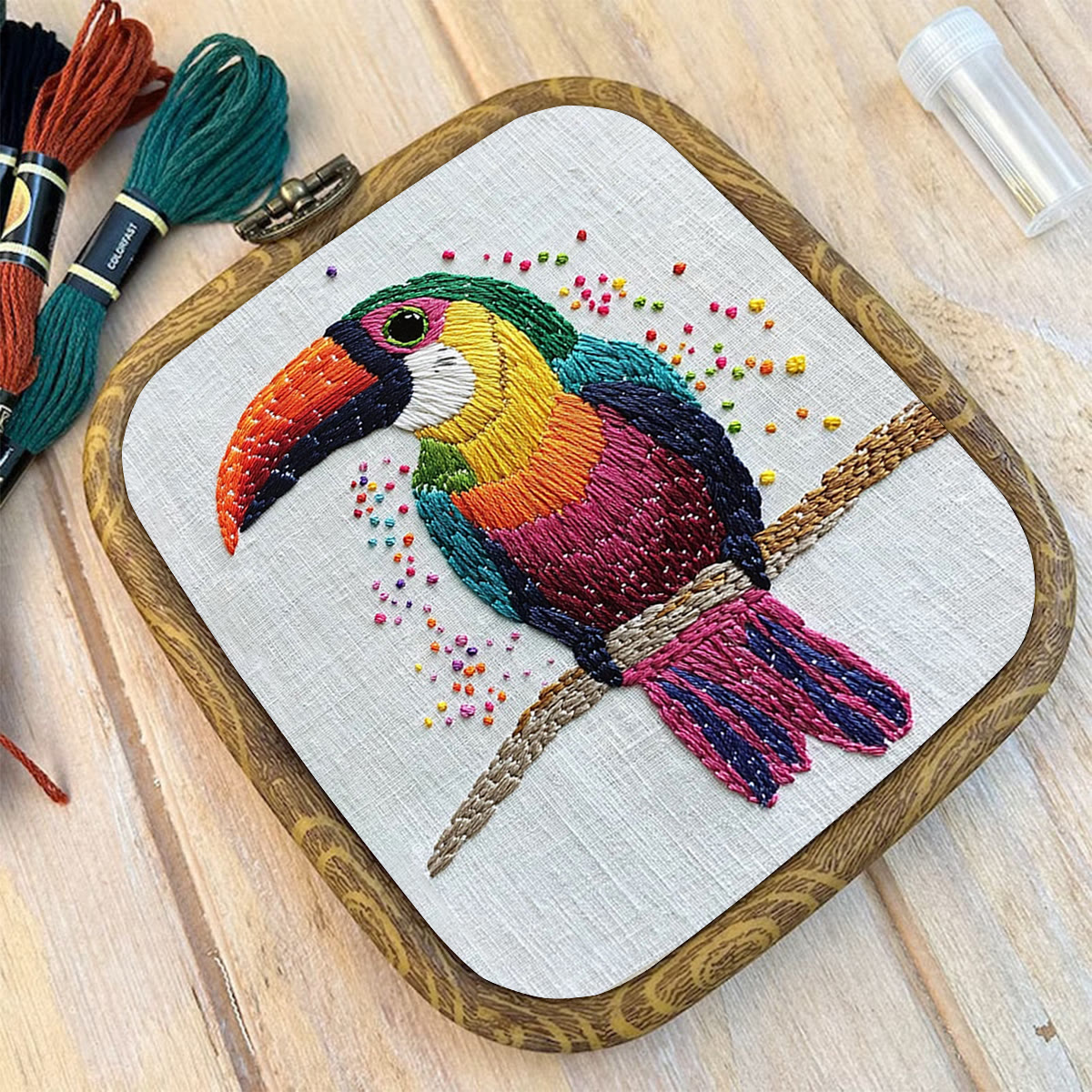 Rubbyoo Embroidery Kit- Toucan - image 10
