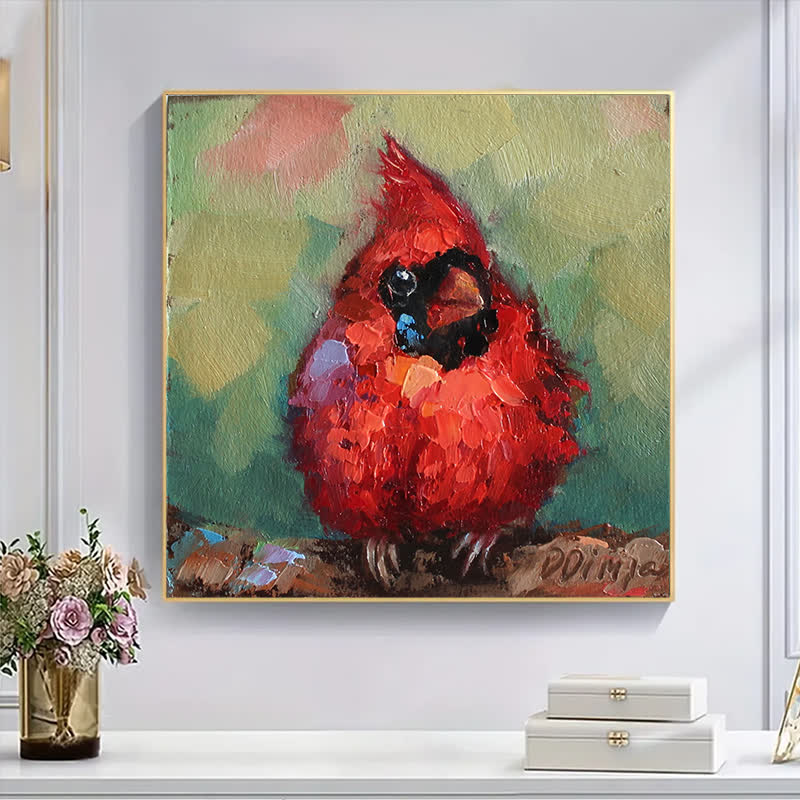 Rubbyoo Red Cardinal - Wooden Jigsaw Puzzle