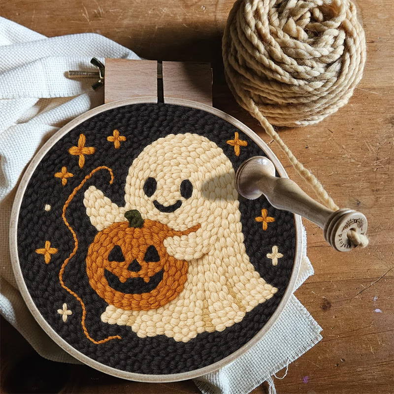  Sewing Ghost Punch Needle Kit - Easy Handmade Craft | Perfect Halloween Collection  - image 6
