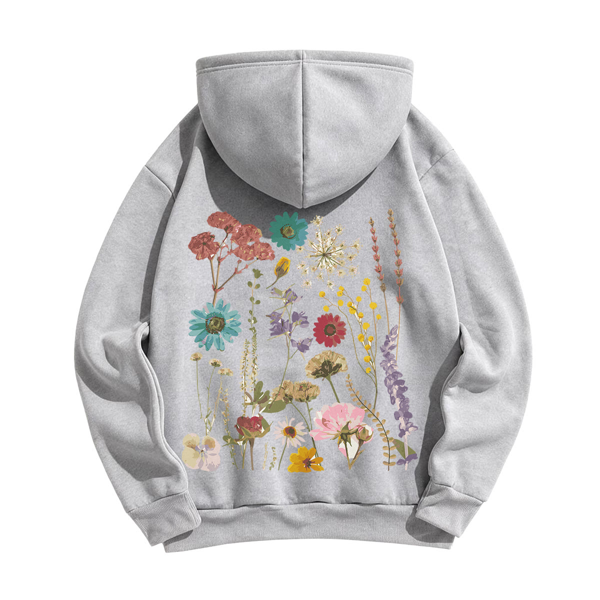 Rubbyoo Colorful Wildflowers Graphic Unisex Hoodie  - image 24
