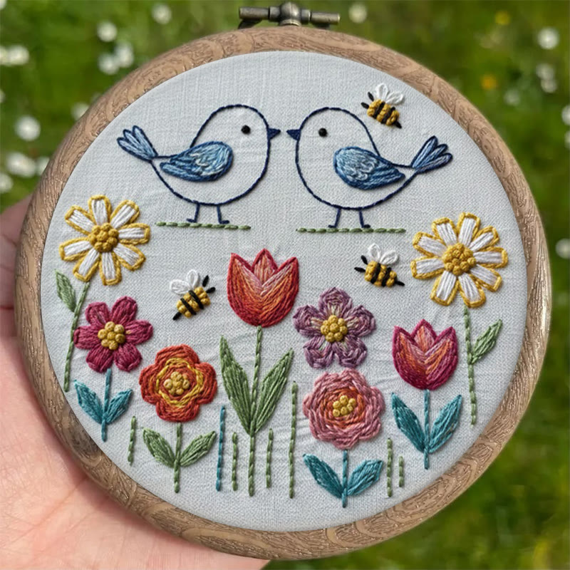 Rubbyoo Embroidery Kit - Little Chick | Beginner Handmade Art | Diy Animal Ornament - image 4