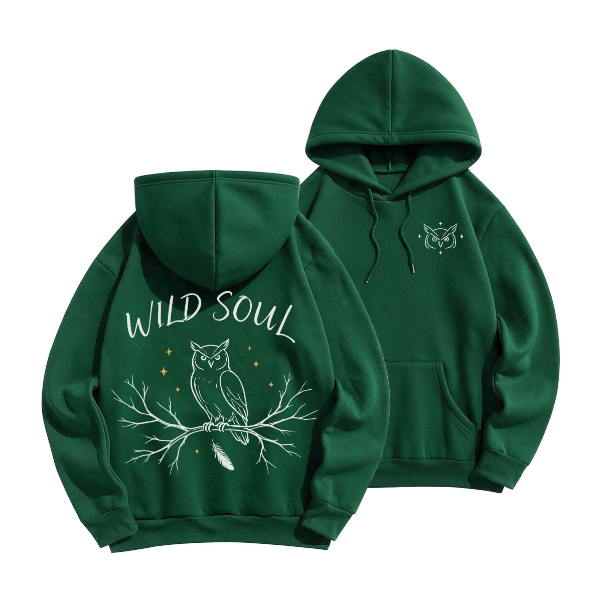 Rubbyoo Wild Soul Unisex Hoodie  - Green - 2XL - image 19