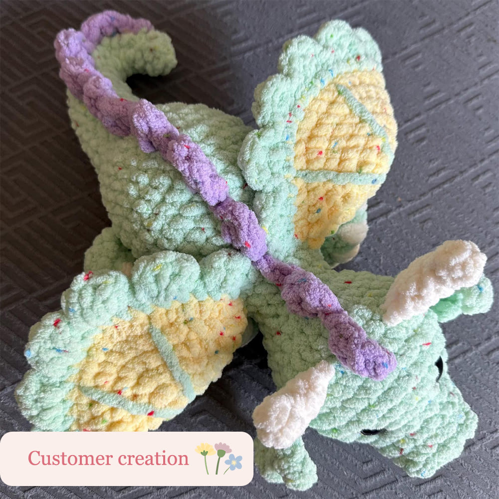 Diy Handmade Combo Dragon Series Crochet Kit - Crochet Plush Doll | Beginner Needlework Set  - image 8