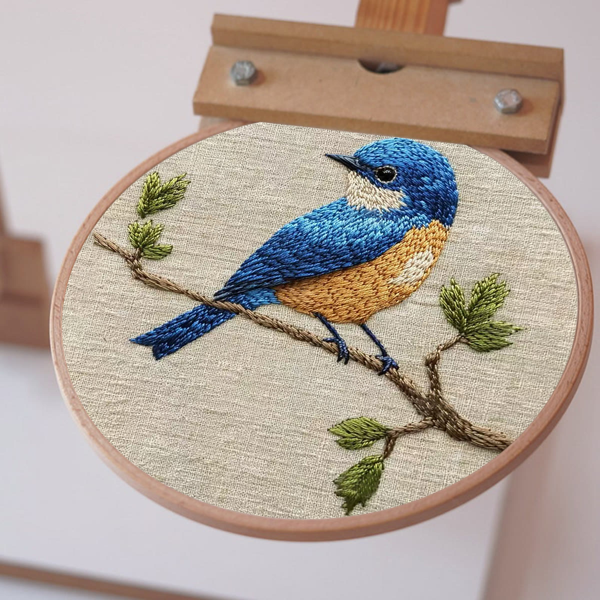 Rubbyoo Embroidery Kit - Blue Bird | Modern Decorative Craft | Personalized Gift For Her - image 10