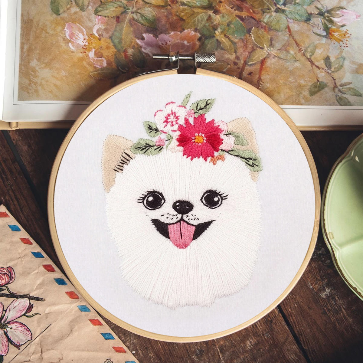 Rubbyoo Embroidery Kit -   Puppy Pomeranian - image 8