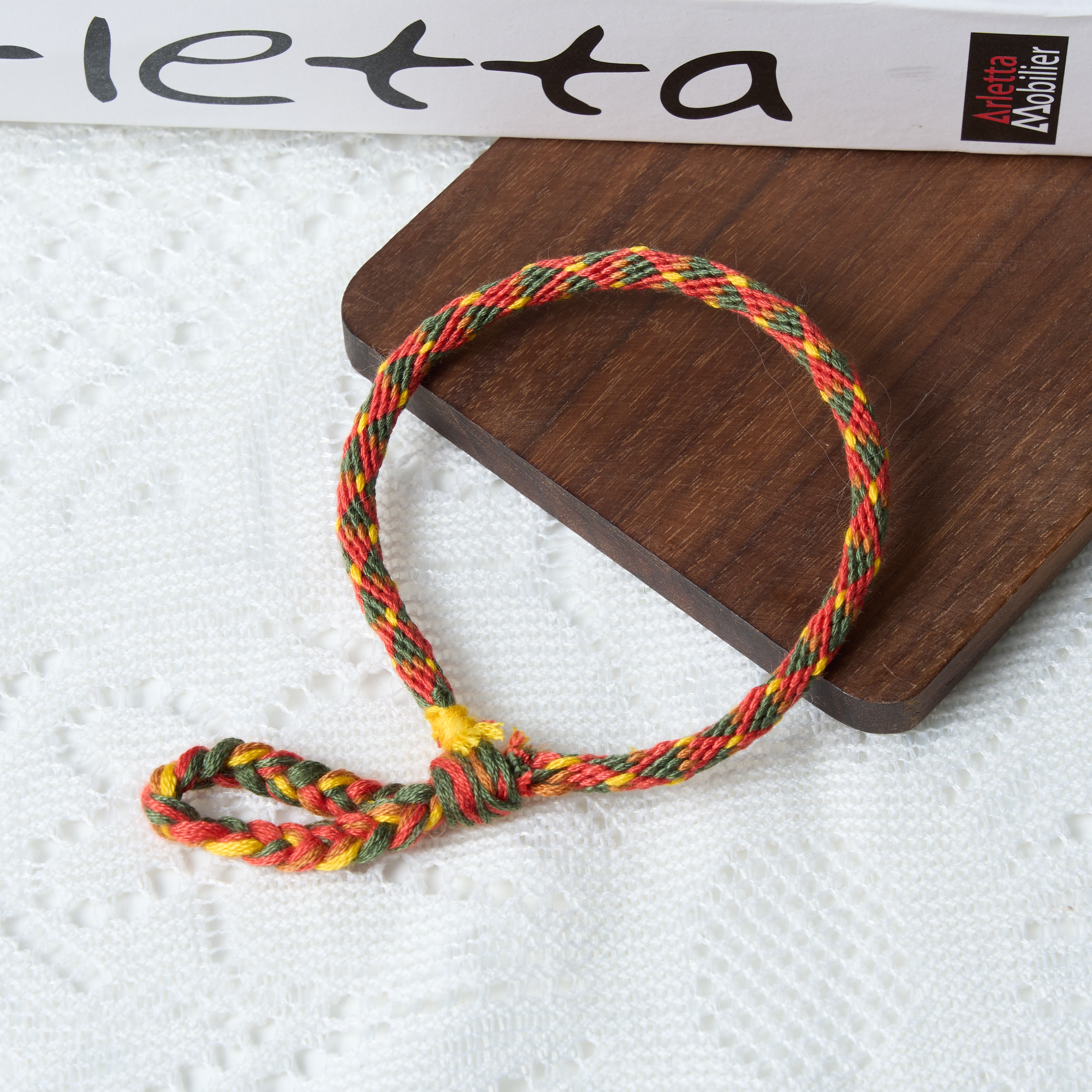 Rubbyoo Kumihimo Bracelet Kit - Tropical Bloom | Easy Match Daily Jewelry| Amazing Versatile Style - image 4