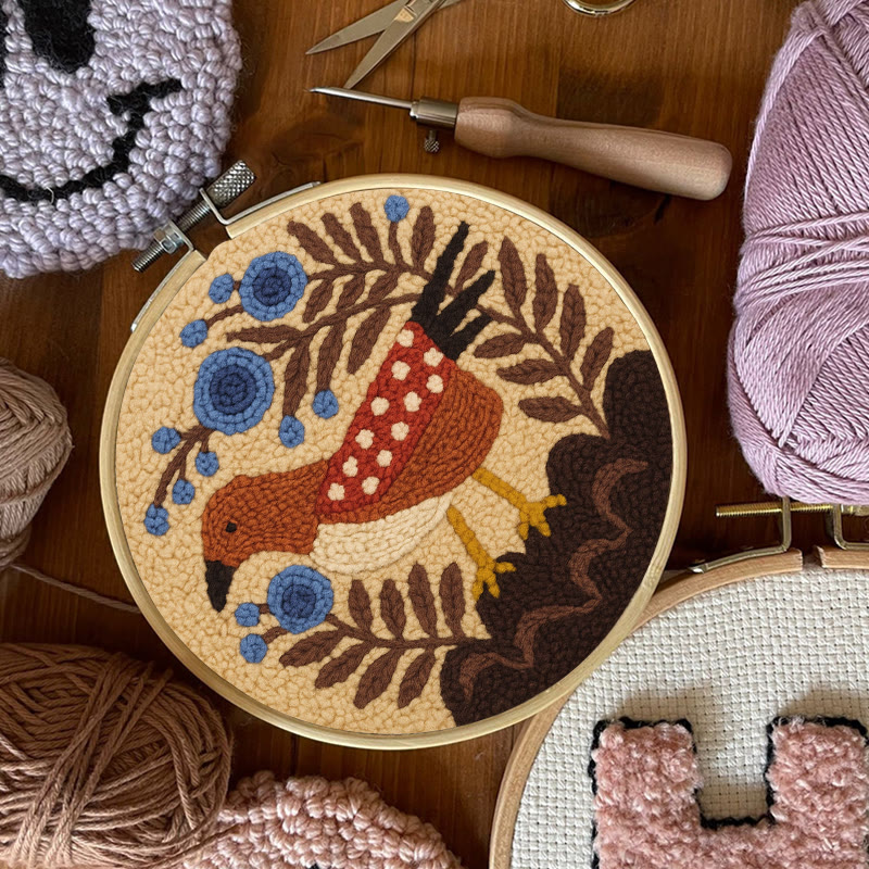 Little Turtledove Punch Needle Kit - Unique Bird Art | Perfect Craft For Beginner - image 9