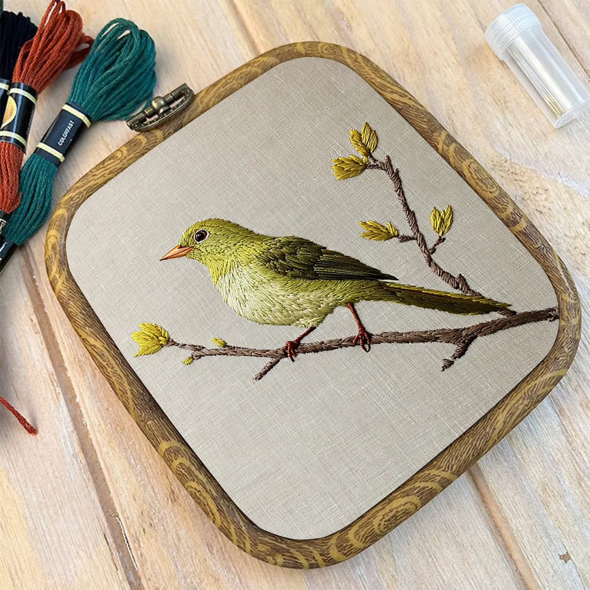 Rubbyoo Embroidery Kit- Greenfinch 2 - image 10
