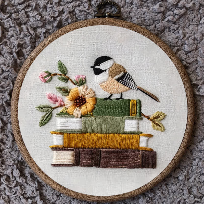 Rubbyoo Embroidery Kit - Reading Time - image 9