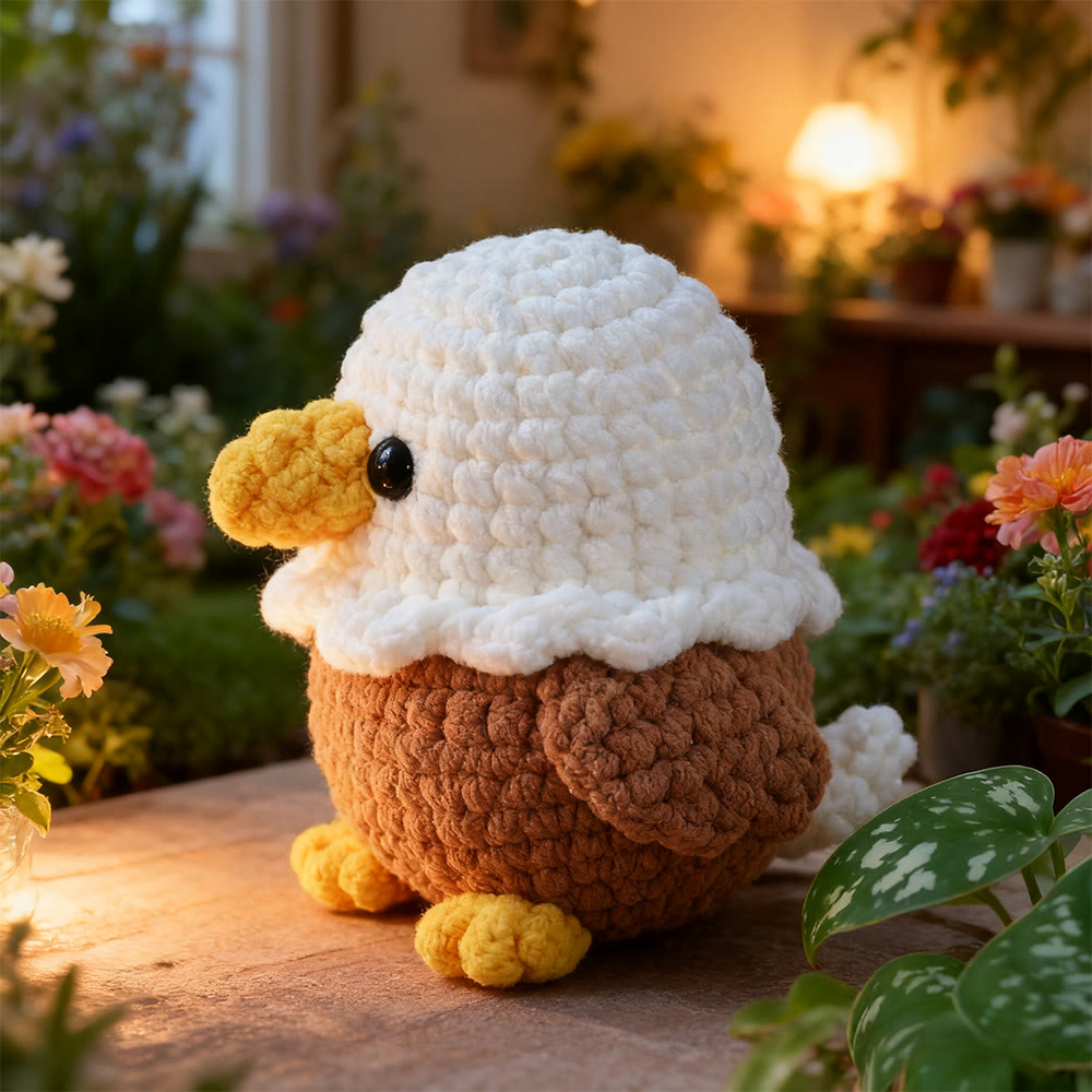 Diy Handmade Little Eagle Crochet Kit - Unique Crocheted Toy | Nice Craft For Friend - image 4
